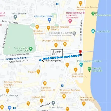 Albir Esmeralda With Balcony - 150 M From The * El Albir